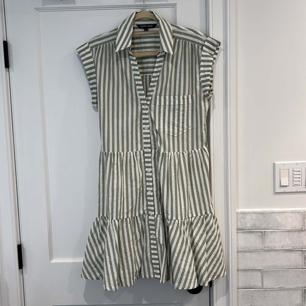 Veronica Beard Trisha Shirtdress size Medium